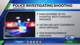 Lexington man in hospital after being hurt in shooting, police say
