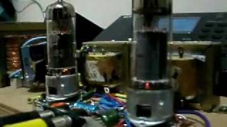 3W + 3W Tube Amplifier (STEREO) PCL82. Montegem Caseira