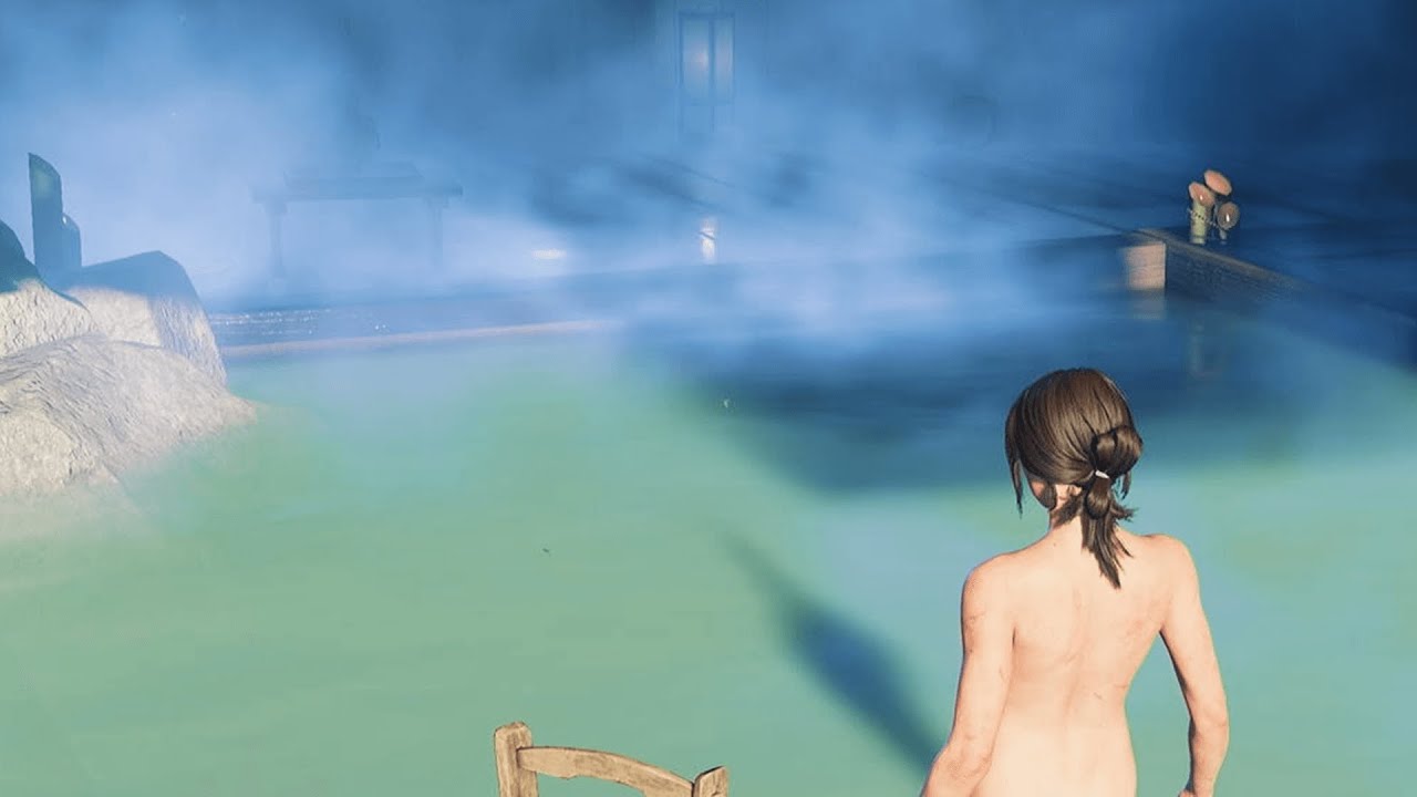 Red Crane Inn Hot Spring Ghost of Yotei - YouTube