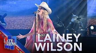 "Somewhere Over Laredo" - Lainey Wilson (LIVE on The Late Show)
