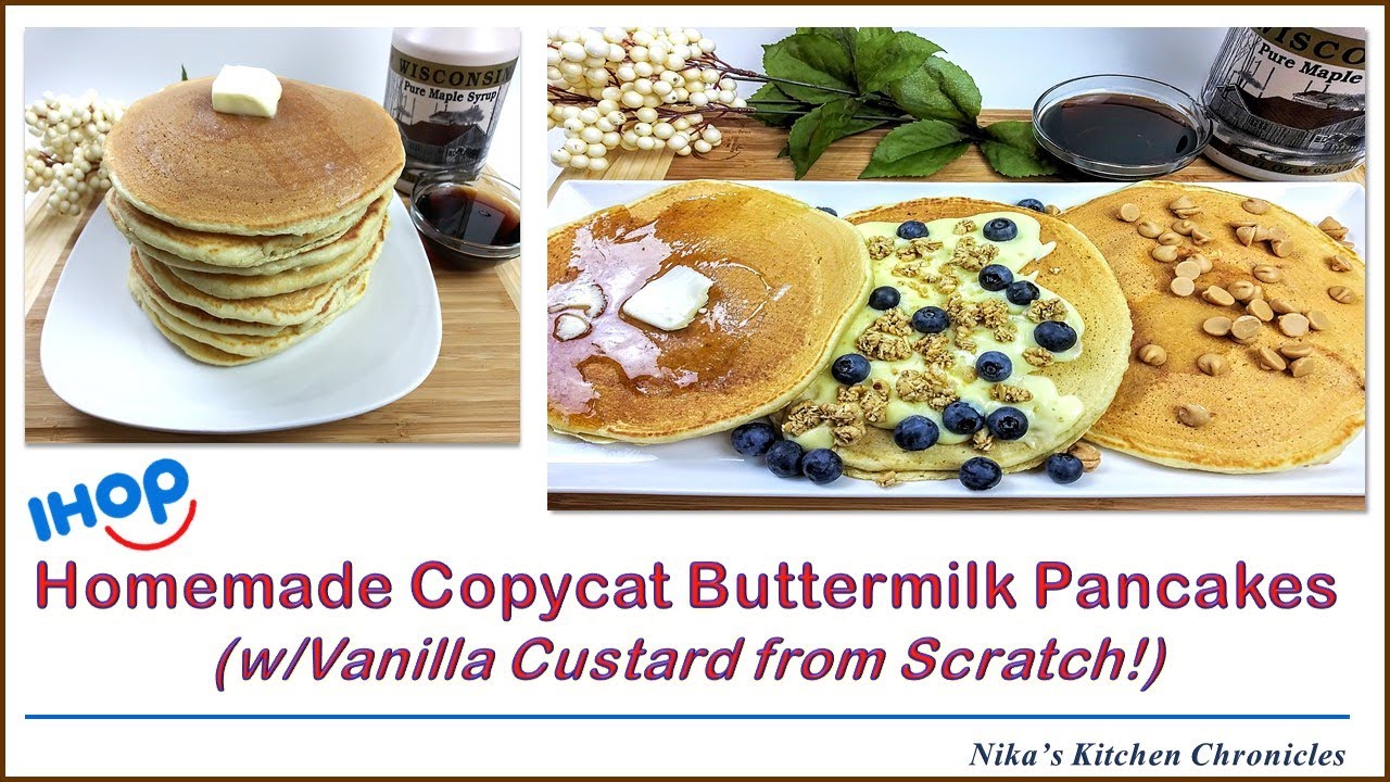 How to Make the BEST Copycat IHOP Buttermilk Pancakes! (w/Homemade