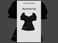 Black Bow Top + Wide Jeans = Killer Combo 🖤✨#viral #viralvideo #fyp #foryou #fashion