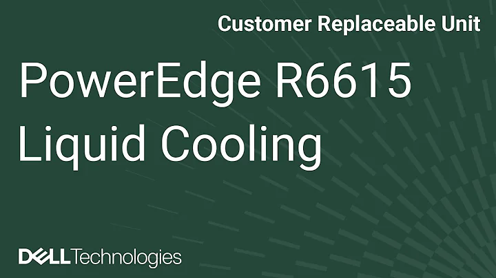 Dell PowerEdge R6615: Remove/Install Liquid Cooling Module
