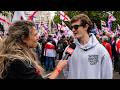 We interviewed Nick Shirley at Tommy Robinson's rally