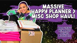 Unboxing! Massive Haul and Happy Planner Fall Release! Reward Point Breakdown and Costs!