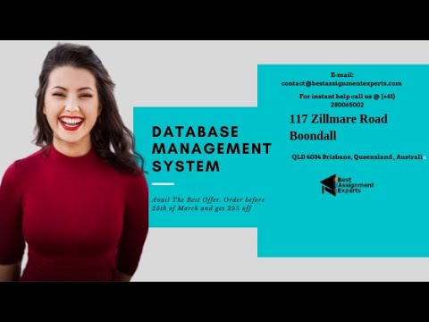 Database Management System Assignment, DBMS Assignment help||Best Assignment Experts