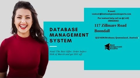 Database Management System Assignment, DBMS Assignment help||Best Assignment Experts