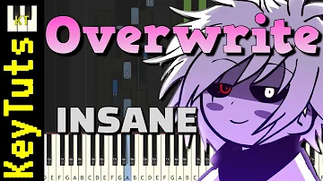 Overwrite [XChara’s Theme from Underverse] - Insane Mode [Piano Tutorial] (Synthesia)