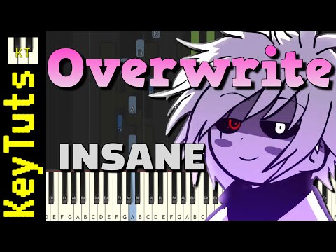 Overwrite [XChara’s Theme from Underverse] - Insane Mode [Piano Tutorial] (Synthesia)