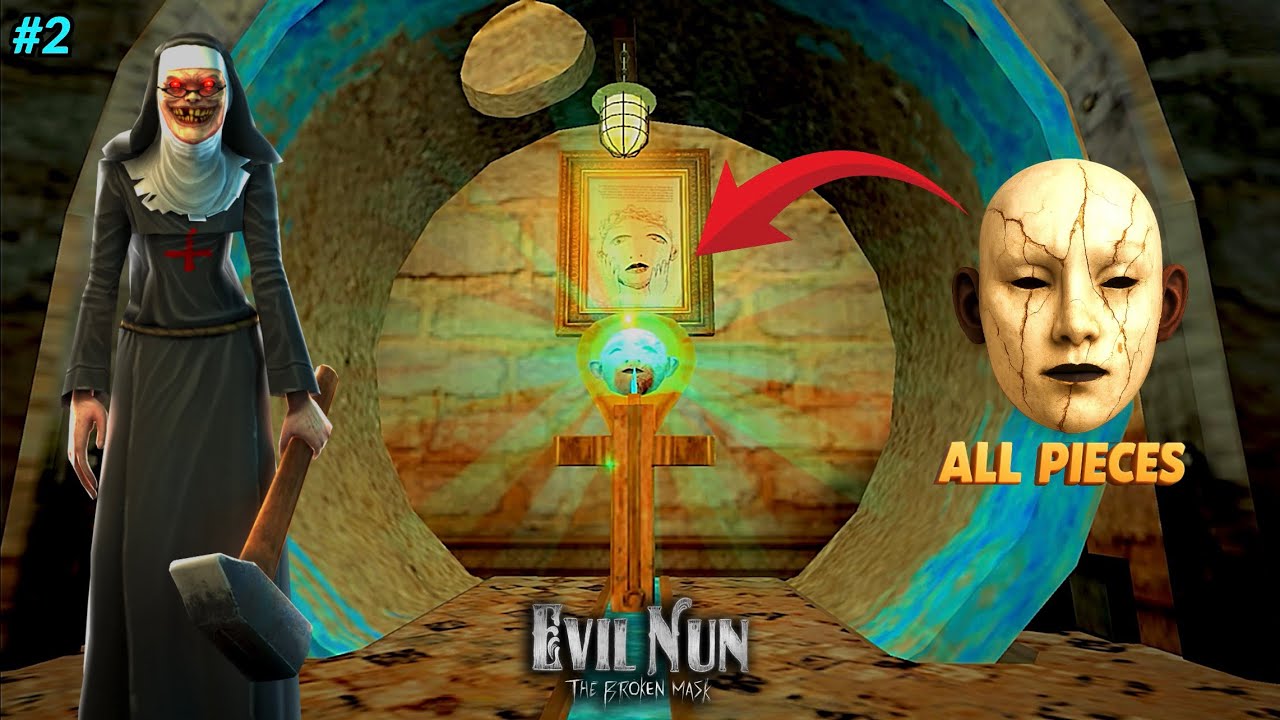 Finally Collected All Mask Pieces | Evil Nun Horror Gameplay (Part-2)