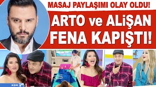 Oğlunun masaj fotosunu paylaşan Alişan canlı yayına bağlandı! Arto öyle şeyler söyledi ki...