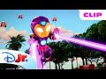 Swarm Ruins a Park! 😱 | Marvel's Iron Man and his Awesome Friends |  ⁨ @disneyjr X ⁨@MarvelHQ