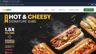 Subway Website Clone using HTML & CSS | Frontend Developer Project for Beginners (No JavaScript)