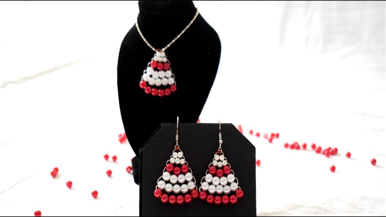 Collana E Orecchini A Ghirlanda Natale - Smalto, Per Donne, Regalo Festivo - Foto 2