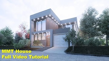 MMT House | Full Video Tutorial | Revit Architecture | Twinmotion