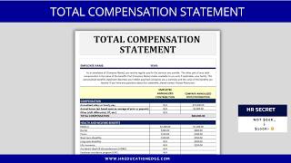 Total Compensation Statement Explained 💰 Why Employees Think They Make Less Than They Do
