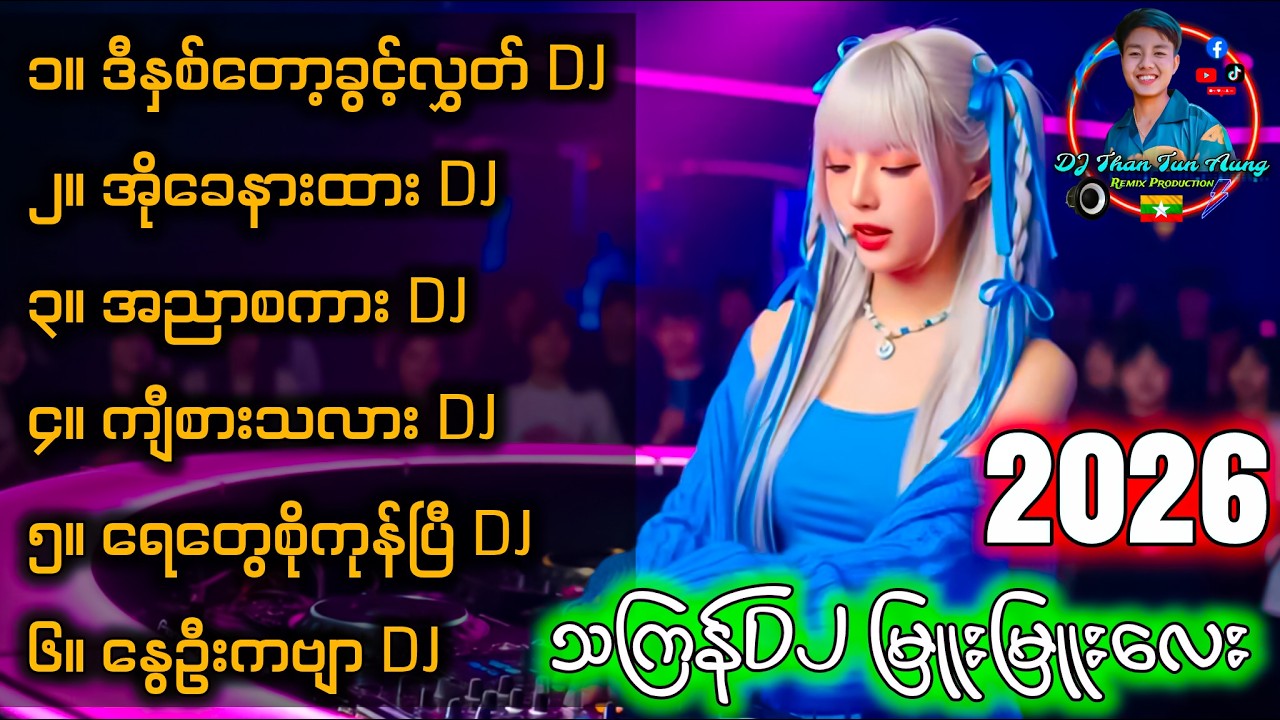 #သကြန်DJ အလန်းစားများ (၆) ပုဒ် '' ဒါမျိုးမှကြိုက်တာ ရှယ်ပဲ '' DJ Than Tun Aung Remix 🔊
