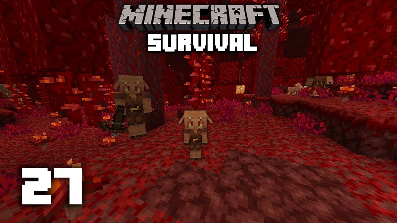 Minecraft: Piglin Bartering Adventure! - 1.15 Survival Let's play | Ep ...