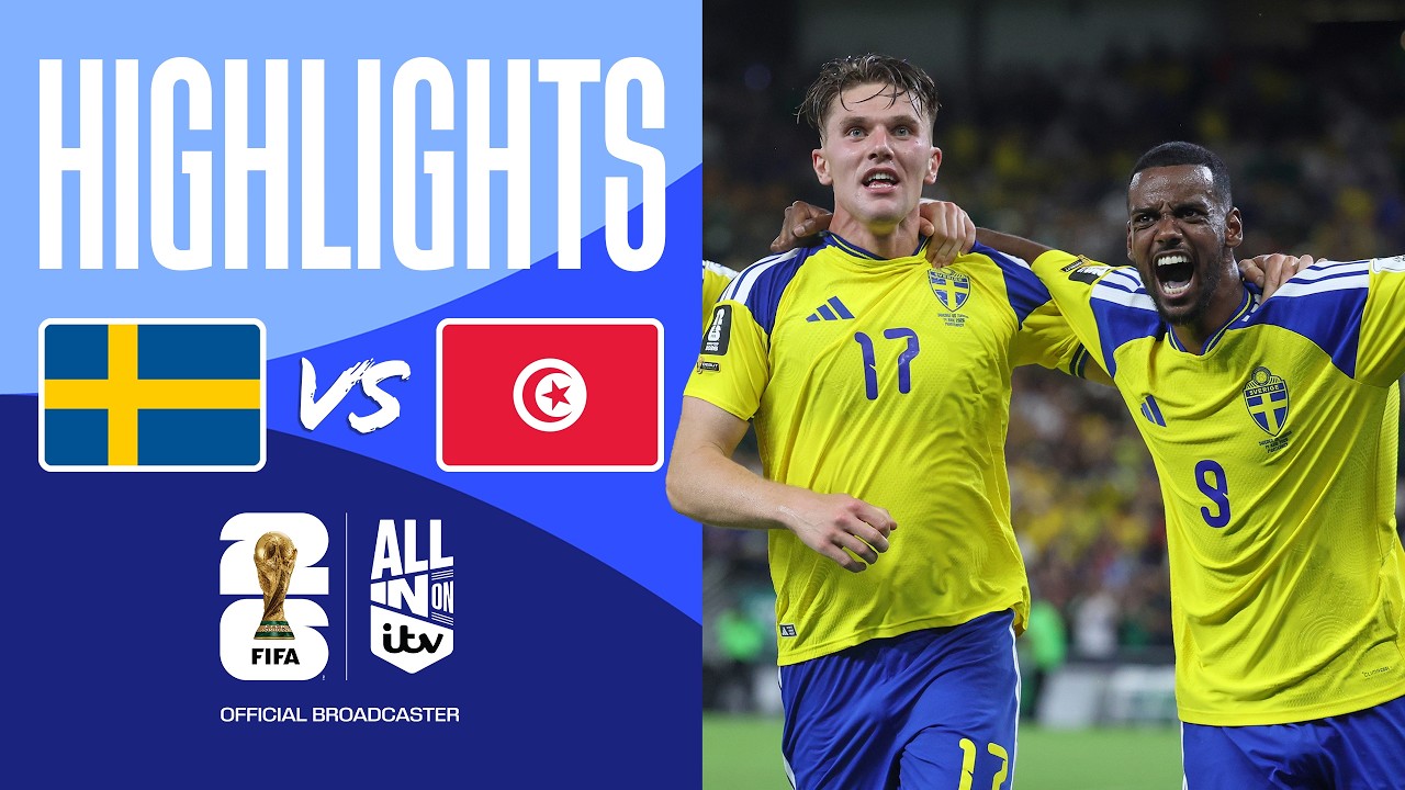 HIGHLIGHTS - Sweden v Tunisia | Strike Duo Deliver in Group F | FIFA World Cup 2026