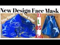 ( # 121 ) How To Make 3D face Mask For A  Whole Family With Filter Pocket & Nose Bridge - Super Easy