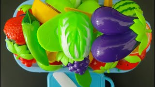 8 Minuten Bevredigende Keukenset Fun Food Asmr - Keukenset, Fruit, Groenten, Mes