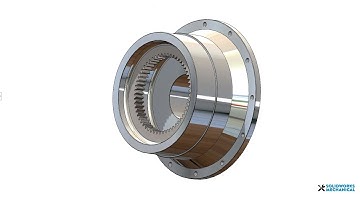 How to Design a Internal Gear Coupling #184 | Industrial design ||Mechanical|@DesignWithAjay