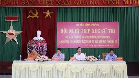 VIDEO: Đại biểu Quốc hội khóa XV và Đại biểu HĐND tỉnh khóa XVII tiếp xúc cử tri tại xã Chấn Hưng