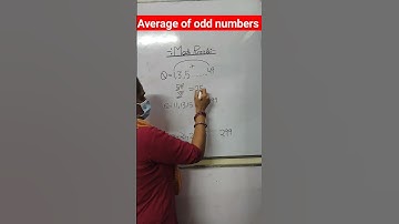 How to find the average of odd numbers #viralshorts #viral #shorts #maths #trick
