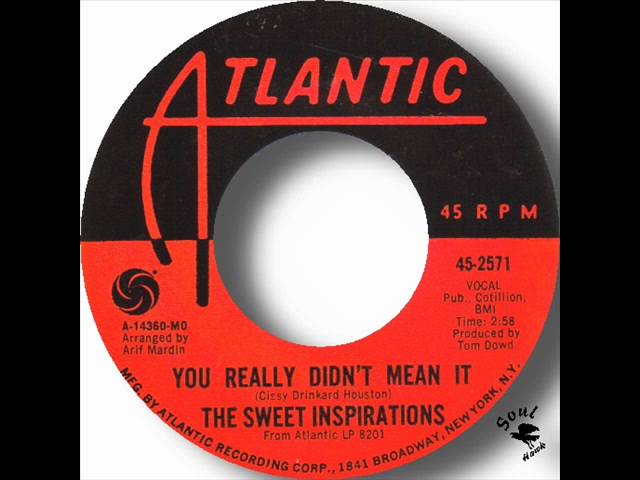 The Sweet Inspirations - You Really Didn't Mean It