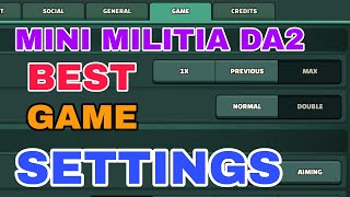 Mini Militia|Best Ever Game Settings in Mini Militia Doodle Army to take more Kills|BGM SQUARE screenshot 2