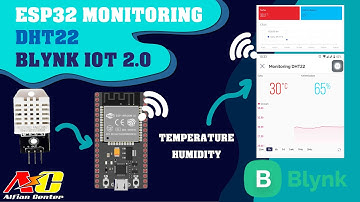 Tutorial Setup Monitoring Data Suhu dan Kelembapan Sensor DHT22 Menggunakan ESP32 dan BLYNK IOT 2.0