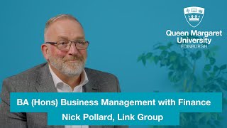 Studying BA (Hons) Business Management with Finance - Nick Pollard, Link Group