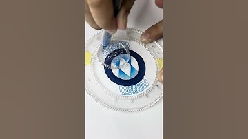 Peaceful ASMR Visuals & Sound | Relaxing Spirograph Art for Mind! #art #shorts #spirograph #trending