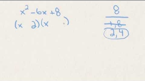 Factor Quadratic Trinomials