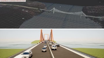 From Revit To Infraworks Pont suspendu