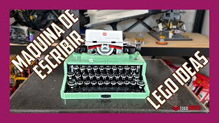 Increíble maquina de escribir de LEGO IDEAS que suena igual que una de  verdad set 21327 - YouTube