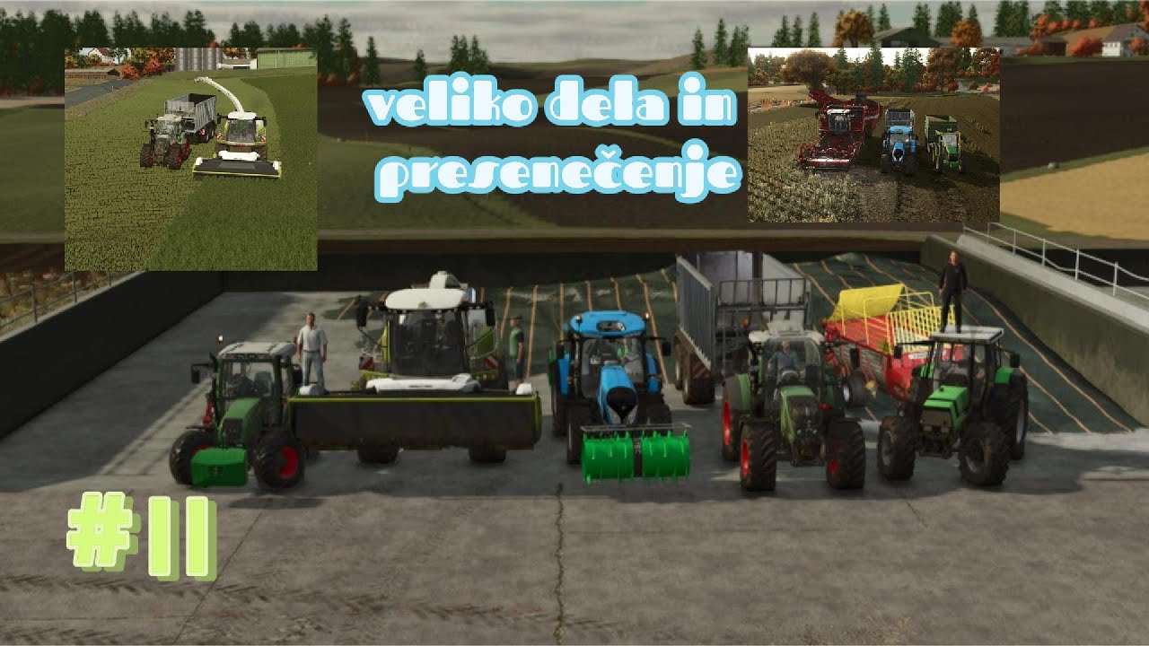 veliko dela in presenečen kmetija pr dedku #11 fs25