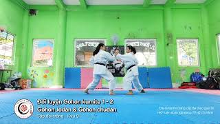 KIHON KUMITE : GOHON JODAN 1 & GOHON CHUDAN 2 [KYU 9]-CHƯƠNG TRÌNH ĐẠO TẠO VÕ SINH KARATEDO TP.HCM.