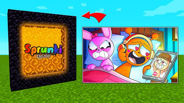 How To Make A Portal To The SPRUNKI RETAKE OREN SECRET LOVE SUS Dimension in Minecraft PE