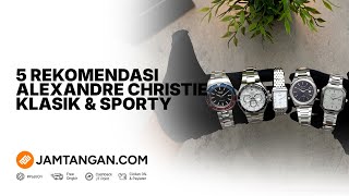5 Alexandre Christie Recommendations! From the Super-Thin Integrated Bracelet to the Diver-Style ...