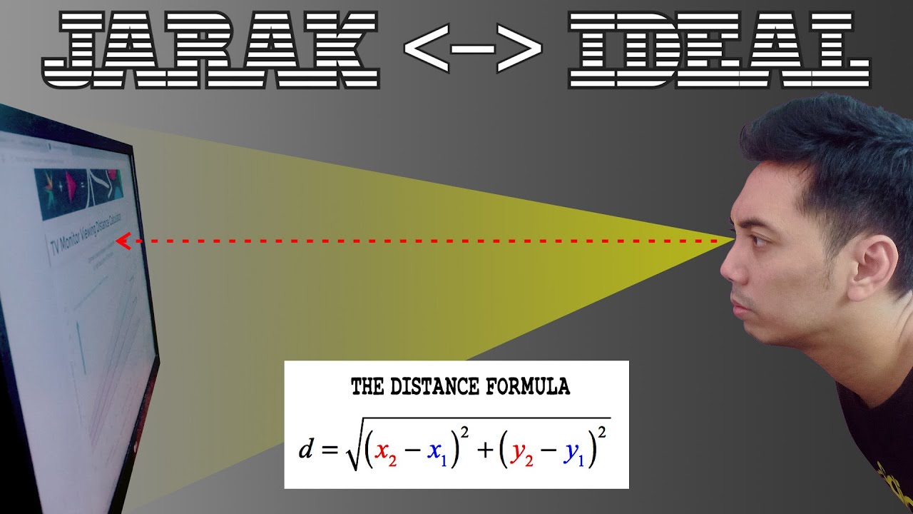 Jarak Ideal Dengan Layar komputer | Jarak Ideal Menonton TV