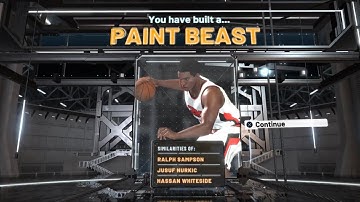 BEST PAINT BEAST BUILD| Best Center Build On NBA 2K20| Best 1s Build NBA 2K20?