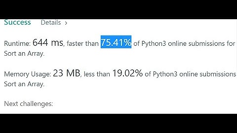Leetcode 912 Quick Sort