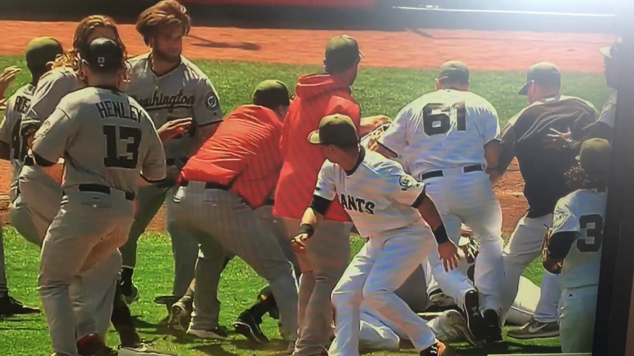 GIANTS VS NATIONALS FIGHT!