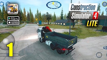 Construction Simulator 4 Lite Gameplay Walkthrough Part 1 (Android, iOS)