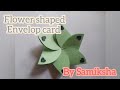 How to make a Flower shaped envelope card || Tutorial || Handmade card || Explosion card ❤️