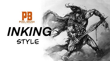 Pixel Brush Inking Style, Timelapse Video @pixelbrushmm #pb