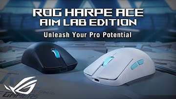 Introducing the ROG Harpe Ace Aim Lab Edition – Moonlight White | ROG