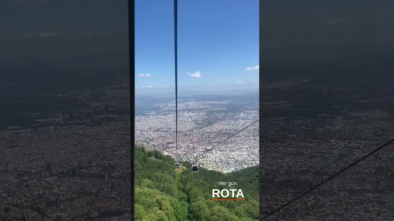 Uludağ Teleferik 🚠 Uludağ Cable Car 🚠 | Breathtaking Views of Bursa, Türkiye