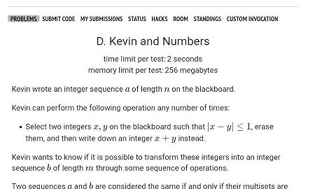 D. Kevin and Numbers problem solution code || IAEPC Preliminary Contest (Codeforces round 999)